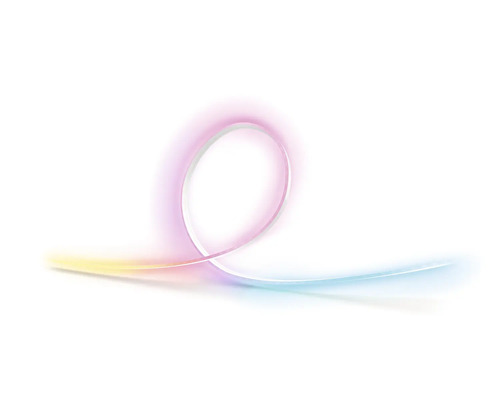 Dekorative Lichtleiste mit Farbverlauf