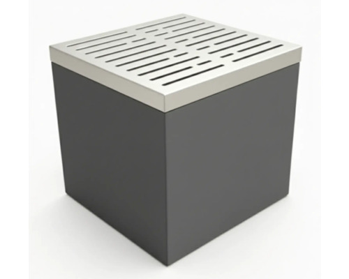Avaloir cubique avec grille