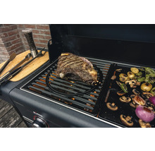Barbecue avec steak et légumes pour la préparation des aliments