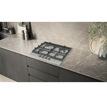 Einbau Gaskochfeld mit vier Kochstellen in einer modernen Küche