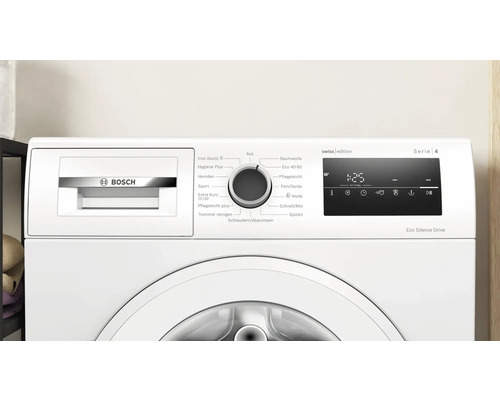 Bosch Waschmaschine der Serie 4 mit Programmwähler und digitalem Display