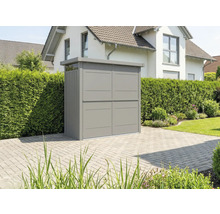 Armoire de jardin en métal pour le rangement extérieur