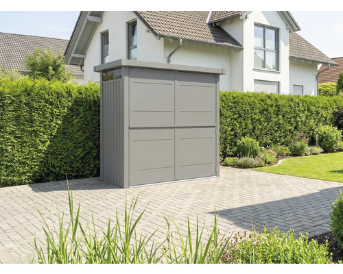 Armoire de jardin en métal pour le rangement extérieur