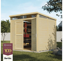 Holzgartenhaus mit Doppeltür und Oberlicht für Gartengeräte und -möbel