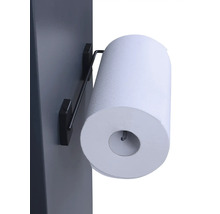 Wandrollenhalter aus Metall mit Papierrolle