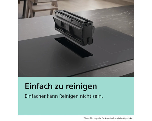 Siemens Kochfeld mit Dunstabzug und herausnehmbarem Filter