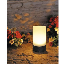 Dekorative Tischleuchte mit Blumen