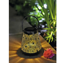 Dekorative Solarlaterne mit Muster und Tragegriff für den Aussenbereich