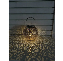 Dekorative Solarleuchte mit floralem Muster für den Aussenbereich