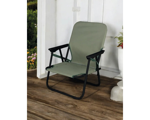 Chaise pliante d'extérieur avec accoudoirs