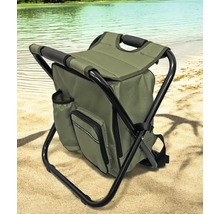 Campingstuhl mit Rucksackfunktion am Strand