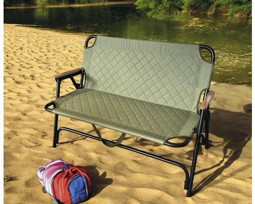 Doppelsitz Campingstuhl mit Tragetasche am Strand