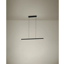 Suspension LED moderne au design minimaliste avec forme de barre linéaire.