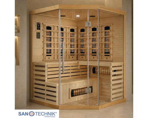 Infrarotkabine Sanotechnik Deluxe 150x150x200 cm