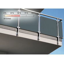 Panneau compact HPL Fixmass blanc 1 200 x 600 x 8 mm