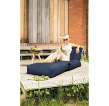 Sitzsessel Sitting Point Twist Scuba jeansblau 90x70x80 cm (ausgeklappt 180x70x60 cm)