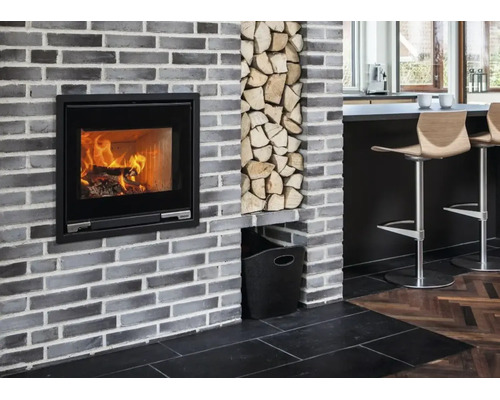 Insert de cheminée Aduro 5-1 en acier noir 7 kW