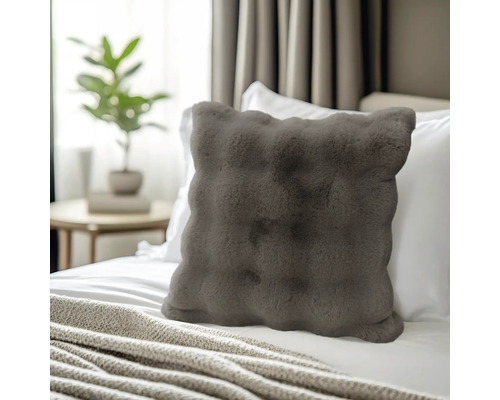 Coussin décoratif Romance blubble tiramisu 45 x 45 cm