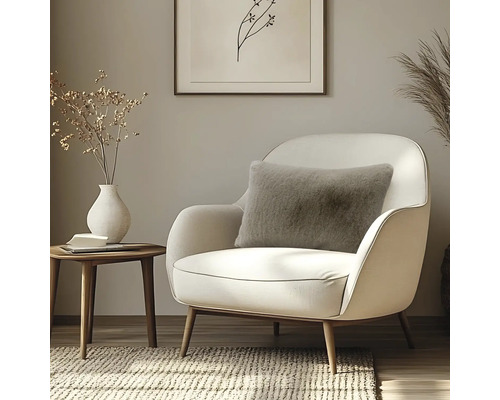 Coussin décoratif Romance choco 45x60 cm