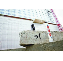 Marqueur industriel Edding 950 pour marquages permanents sur surfaces rugueuses comme le béton ou la pierre en extérieur