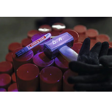 Marqueur UV Edding 8280 securitas avec marteau sur des objets ronds