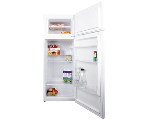 Réfrigérateur ouvert avec des aliments