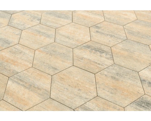 Pavés hexagonaux en béton pour l''extérieur