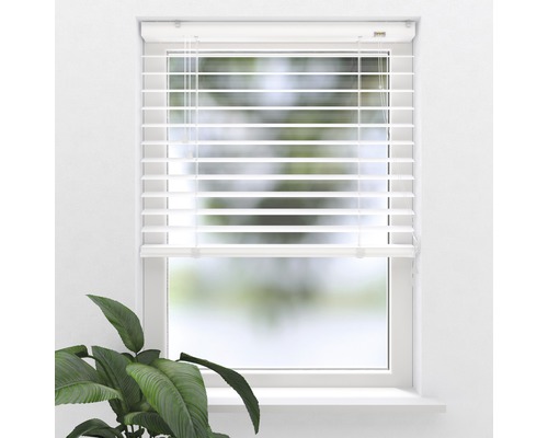 Fenster mit horizontaler Jalousie zur Lichtregulierung