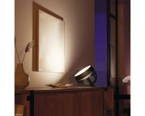 Plafonnier Philips Hue Aurelle ⌀ 39.5 cm noir - HORNBACH