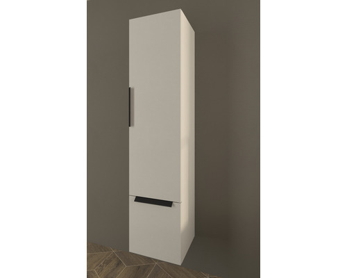 Hochschrank mit Tür und Schublade für das Badezimmer