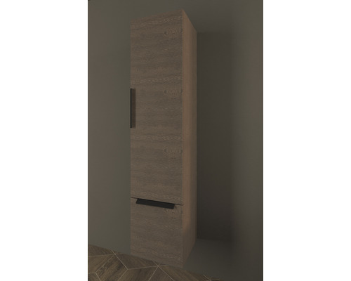 Hochschrank mit einer Tür und einer Schublade