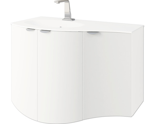 Meuble sous-lavabo avec lavabo et robinet