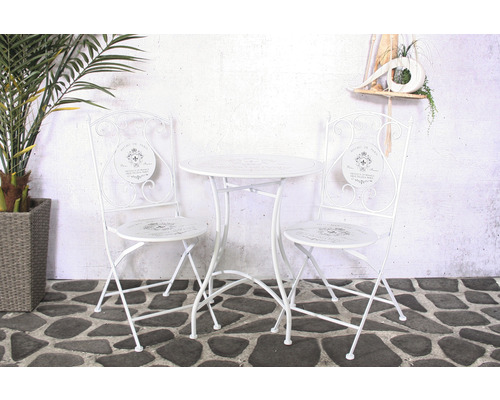 Balkonset Bistroset de Paris SenS-Line garden furniture Metall 2 Sitzer 3 teilig schwarz