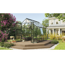 Serre Vitavia Olymp 8300 verre de sécurité trempé 3 mm 257 x 324 cm émeraude
