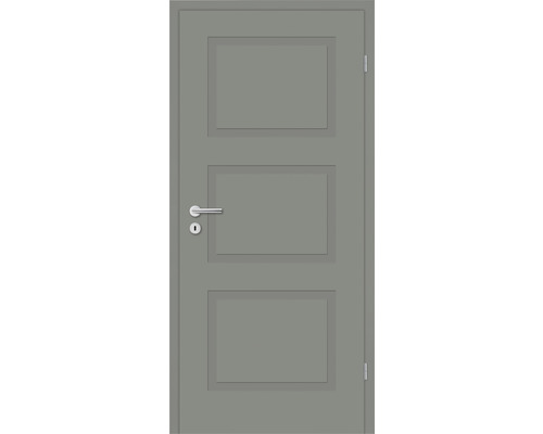 Porte de chambre Pertura Mila 02 peinture gris noble 86x198,5 cm à droite