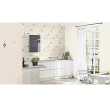 Papier peint intissé 409420 Kimono Koi beige