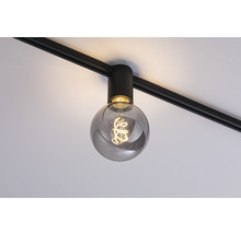 Schienenstrahler mit runder Lampe