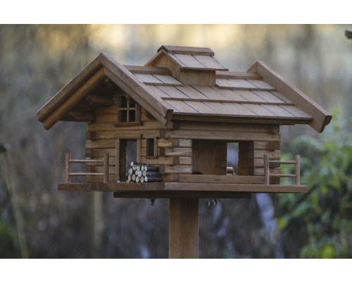 Nichoir en bois style chalet