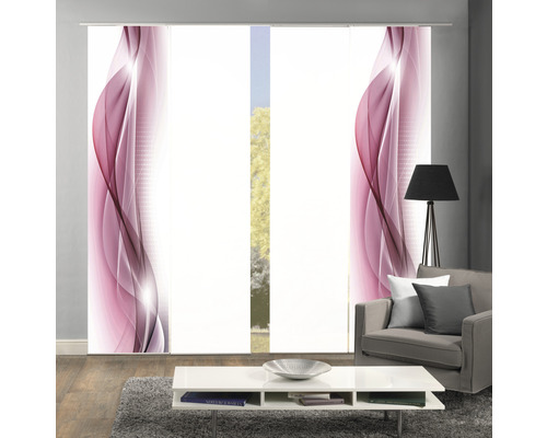 Panneau japonais avec motif abstrait dans le salon