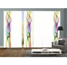 Panneau japonais impression numérique Bolge multi lot de 6 60x245 cm