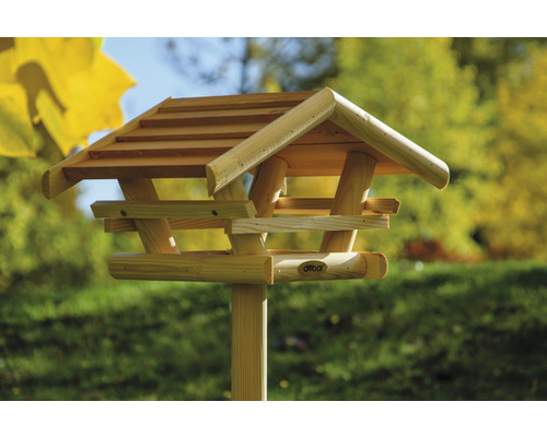 Holzvogelhaus mit Ständer für den Aussenbereich