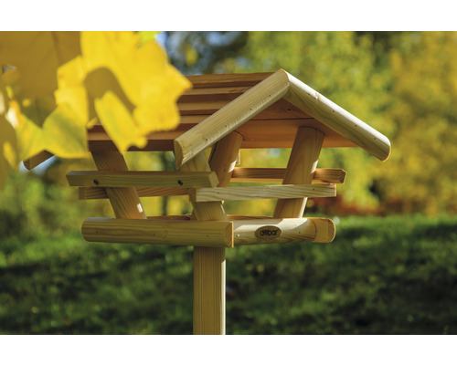 Holzvogelhaus mit Ständer für den Aussenbereich