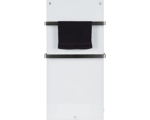 Sèche-serviettes avec porte-serviettes et serviette