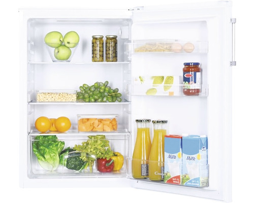 Réfrigérateur ouvert rempli de nourriture