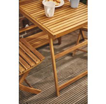Table de jardin et chaise en bois