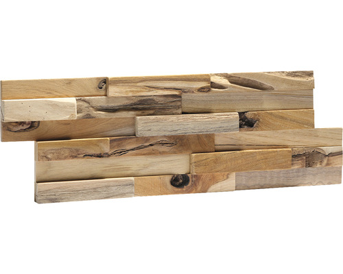 Holzverblender Rebel of Styles UltraWood Teak Bologna 18x49,5 cm