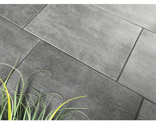 Dalle de terrasse béton Bellastone Silva gris 60x40x4,5 cm