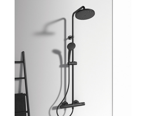 Ensemble de douche avec pomme de tête et douchette à main