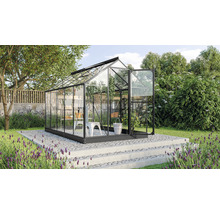 Gewächshaus Vitavia Triton 6200 Sicherheitsglas 3 mm 198 x 317 cm schwarz