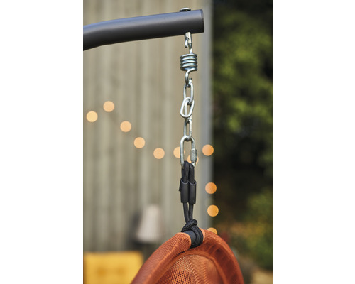 Suspension de fauteuil suspendu avec ressort et chaîne